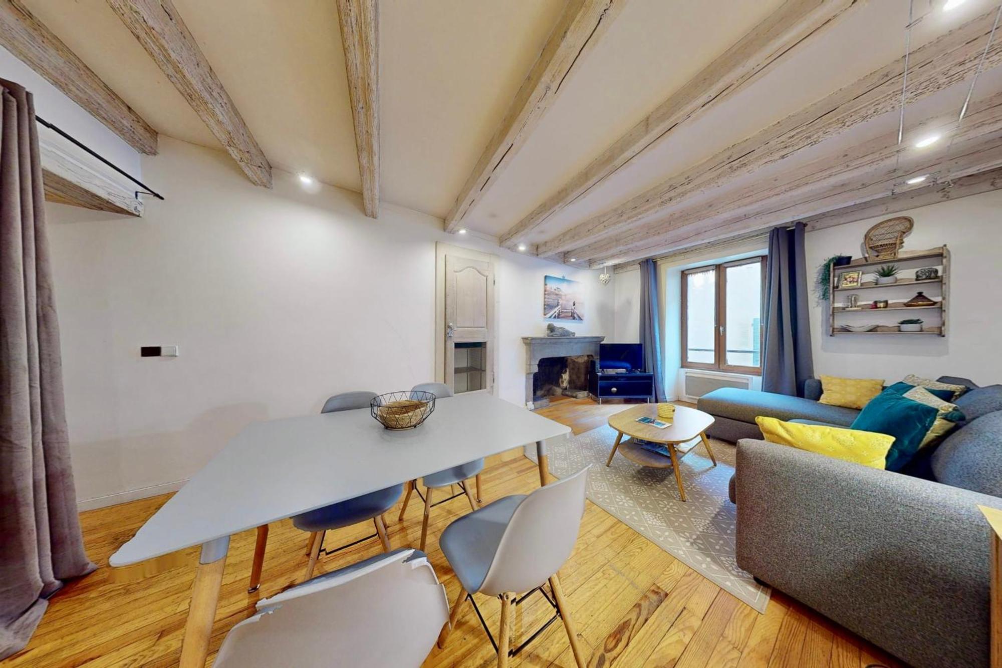Le Cocon Rousseau - Pretty T2 In Old Town Apartment